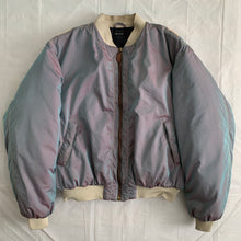 Load image into Gallery viewer, 1990s Armani Iridescent Oversized Bomber Jacket - Size OS
