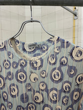 Load image into Gallery viewer, ss2000 Issey Miyake x Takashi Murakami Blue Jellyfish Eyes Printed Jersey - Size S