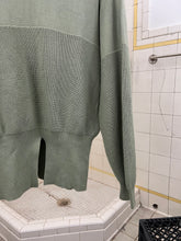 Load image into Gallery viewer, 1990s Issey Miyake Multi-Gauge Knit Polo with Split Hem - Size M