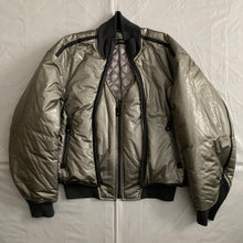 Load image into Gallery viewer, aw1994 Issey Miyake Dual Zip Robocop Bomber with Coated Nylon - Size XL
