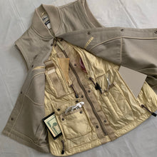 Load image into Gallery viewer, aw2000 Issey Miyake Beige X-Ray Cargo Vest - Size L