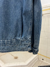 Load image into Gallery viewer, 1980s Marithe Francois Girbaud x Complemets Light Wash Denim Cargo Jacket with Front Buckle Closures - Size M