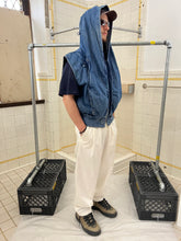 Load image into Gallery viewer, 1980s Marithe Francois Girbaud x Complements Denim Hooded Life Preserver Vest - Size M