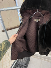 Load image into Gallery viewer, 1990s Katharine Hamnett Cropped Fuzzy Hooded Bomber - Size M