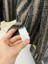 Load image into Gallery viewer, 2000s Samsonite 'Travel Wear' Wool Zip Striped Sweater - Size M