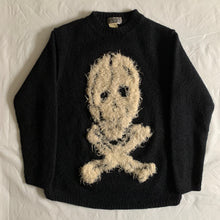 Load image into Gallery viewer, aw1994 Yohji Yamamoto Intarsia Skull and Bones Sweater - Size M