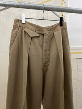 Load image into Gallery viewer, 1980s Katharine Hamnett Khaki Flap Pocket Pleated Trousers - Size M