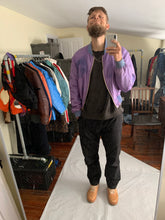 Load image into Gallery viewer, ss1993 Yohji Yamamoto Sample Purple Silk Dragon Embroidered Bomber - Size M