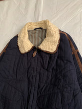 Load image into Gallery viewer, 1990s Armani Quilted B-3 Jacket with Sherpa Lined Collar and Extended Hem - Size XL