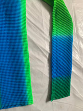 Load image into Gallery viewer, 1990s Issey Miyake Green and Blue Pleat Textured Top - Size S
