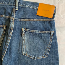 Load image into Gallery viewer, aw2002 Yohji Yamamoto Hand Painted Floral Denim - Size XL