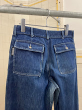 Load image into Gallery viewer, 2000s Samsonite ‘Travel Wear’ Denim with Hem Cuff Snap Detail - Size S