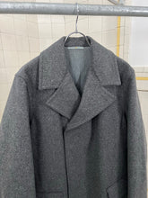 Load image into Gallery viewer, Late 1990s Mandarina Duck Rubberized Cuff and Hem Peacoat - Size L