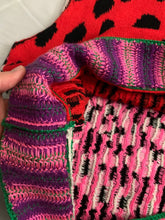 Load image into Gallery viewer, ss2018 CDGH+ Red Leopard Print Knitted Vest - Size M