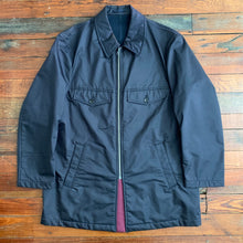 Load image into Gallery viewer, 1996 Comme des Garcons Homme Navy Polyester Extended Work Jacket - Size M
