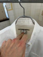 Load image into Gallery viewer, 1980s Katharine Hamnett Heavy White Cotton Shirt - Size M