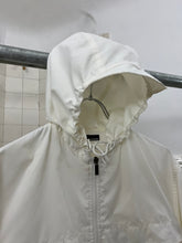 Load image into Gallery viewer, 2000s Samsonite 'Travel Wear' White Windbreaker with Bill Brimmed Hood - Size M