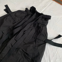 Load image into Gallery viewer, aw2015 Craig Green Black Oversized Bondage Parachute Pants - Size OS