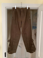 Load image into Gallery viewer, 2000s Armani Mud Brown Flared Military Bondage Pants - Size L