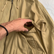 Load image into Gallery viewer, 1990s Armani Faded Yellow Paneled Hooded Work Jacket  - Size XL