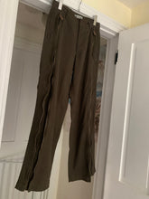 Load image into Gallery viewer, ss2001 Issey Miyake Dark Khaki Front Zipper Trousers - Size S