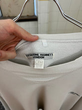 Load image into Gallery viewer, 1980s Katharine Hamnett Oversized Sweatshirt with Articulated Ribbed Collar and Cuffs - Size OS