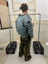 Load image into Gallery viewer, Vintage Padded Denim Moto Jacket - Size XL