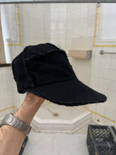 Load image into Gallery viewer, 2003 CDGH+ Raw Layered Paneled Cap Black / Black - Size OS
