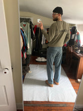 Load image into Gallery viewer, 1980s Issey Miyake Earth Tone Khaki Logo Crewneck - Size L