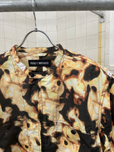Load image into Gallery viewer, aw2010 Issey Miyake Articulated Sleeve Nylon Lava Graphic Jacket - Size XL