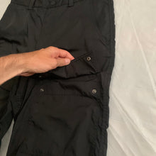 Load image into Gallery viewer, ss2007 Issey Miyake Textured Nylon Tactical Black Pants - Size L