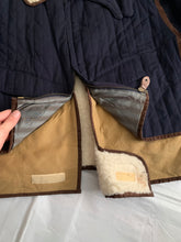 Load image into Gallery viewer, 1990s Armani Quilted B-3 Jacket with Sherpa Lined Collar and Extended Hem - Size XL
