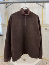 Load image into Gallery viewer, 1990s Katharine Hamnett Brown Textured Quarter Zip - Size M