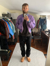 Load image into Gallery viewer, ss1993 Yohji Yamamoto Sample Purple Silk Dragon Embroidered Bomber - Size M
