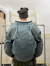 Load image into Gallery viewer, Vintage Padded Denim Moto Jacket - Size XL