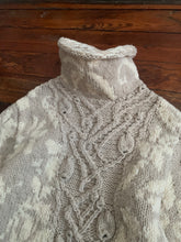 Load image into Gallery viewer, 2000s Yohji Yamamoto Intarsia and Cable Knit Mixed Turtleneck - Size M