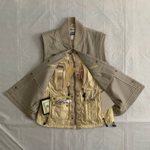 Load image into Gallery viewer, aw2000 Issey Miyake Beige X-Ray Cargo Vest - Size L