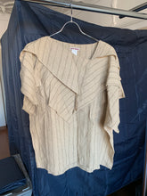 Load image into Gallery viewer, 1970s Issey Miyake Loose Slashed Linen Pullover Shirt - Size OS