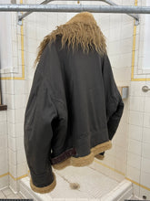 Load image into Gallery viewer, aw1994 Issey Miyake Faux Mouton Cropped High Neck Flight Jacket - Size L