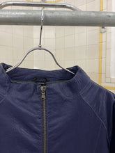 Load image into Gallery viewer, 2000s Armani Purple Leather Racer Jacket - Size L