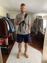 Load image into Gallery viewer, 2010s Cav Empt Navy Cotton Sweatshorts with Ribbed Side Seams - Size XL