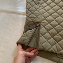 Load image into Gallery viewer, aw1992 Issey Miyake Khaki Quilted Nylon Hidden Cargo Pocket Vest - Size XL