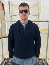 Load image into Gallery viewer, 1990s Yohji Yamamoto x Y’s Camo Textured Knit Quarter Zip Hoodie - Size M