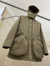 Load image into Gallery viewer, Late 1990s Mandarina Duck Beige Egg Cell Padded Jacket with Removable Hood - Size S
