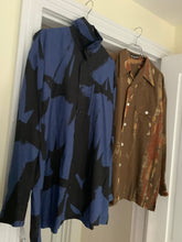 Load image into Gallery viewer, aw1991 Issey Miyake Brush Graphic High Neck Shirt - Size L