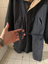 Load image into Gallery viewer, 1990s Armani Navy Hooded Military Parka - Size M