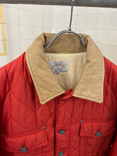 Load image into Gallery viewer, 1990s Armani Quilted Trucker Jacket w/ Leather Collar - Size L