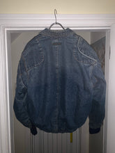 Load image into Gallery viewer, aw1986 Katharine Hamnett Denim Cargo Bomber Jacket - Size L