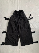Load image into Gallery viewer, aw2015 Craig Green Black Oversized Bondage Parachute Pants - Size OS
