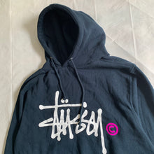 Load image into Gallery viewer, Kiko Kostadinov x Stussy Prototype Flip Body Reconstructed Navy Hoodie - Size XL